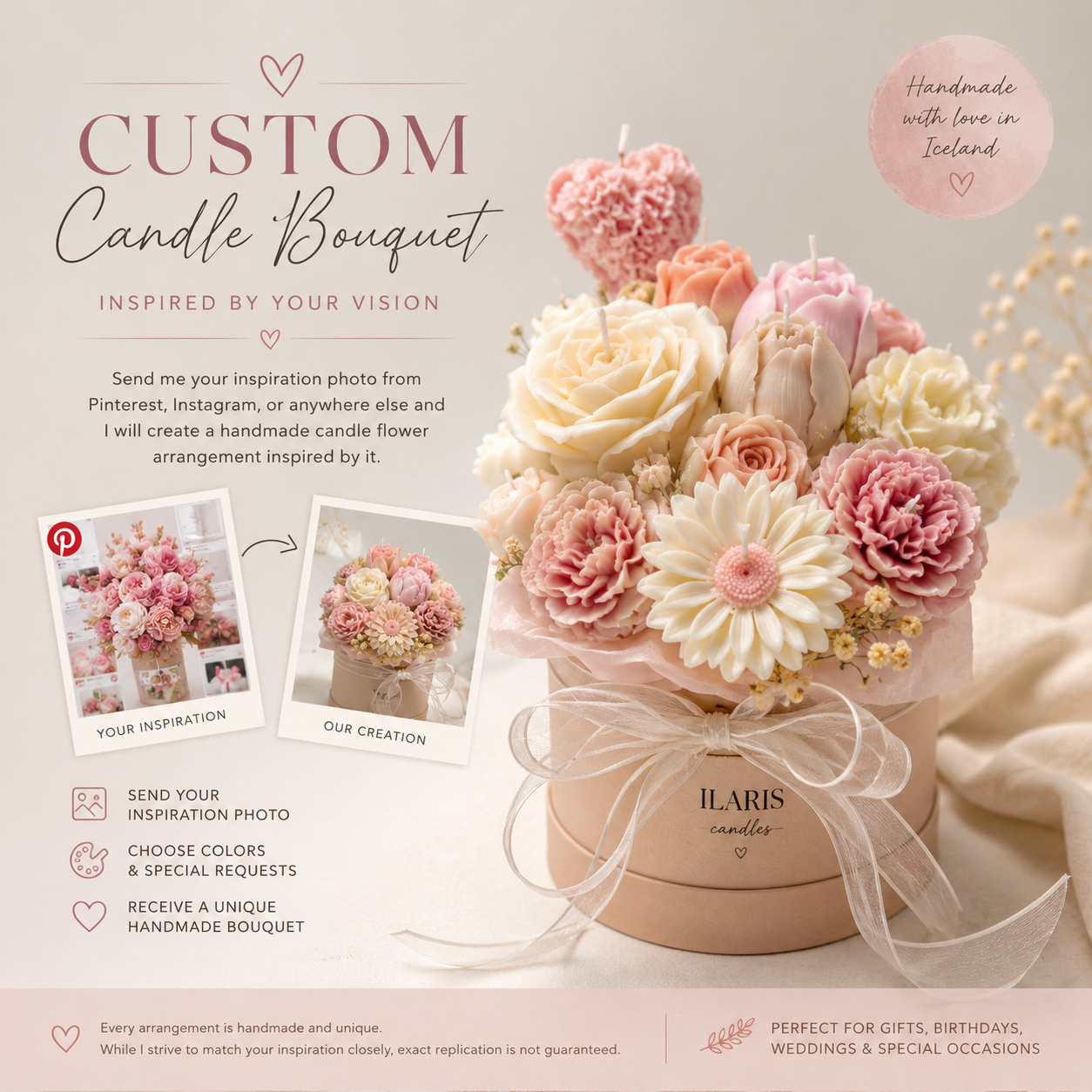 Custom Candle Bouquet